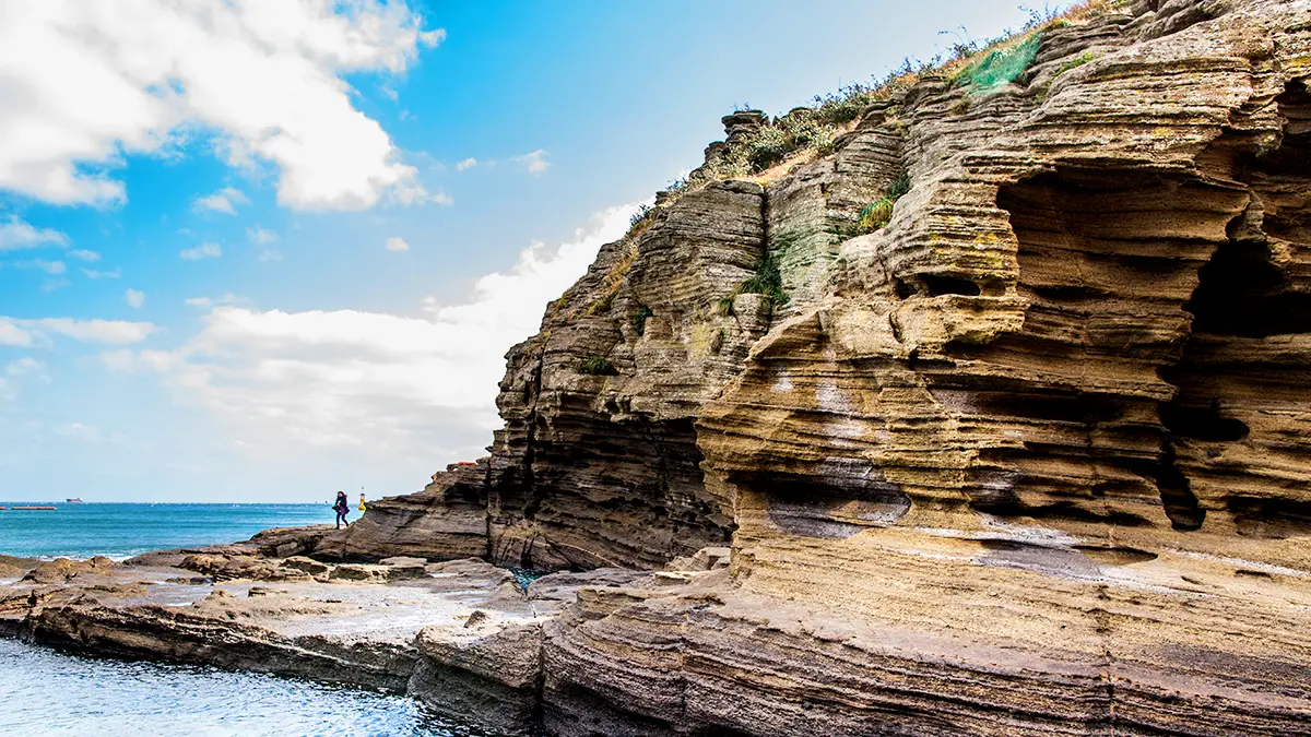 Yongmeori Coast cliffs